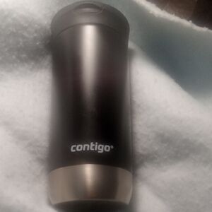 Contigo Black and Silver Stainless Steel Travel Mug